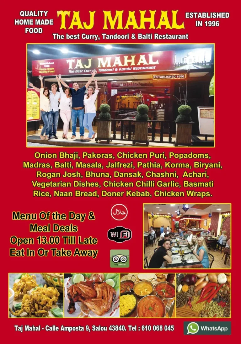 Taj Mahal Restaurant Salou